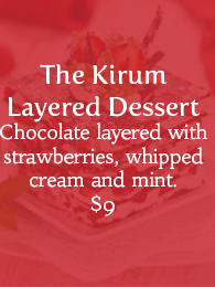 image of the Kirum layered dessert