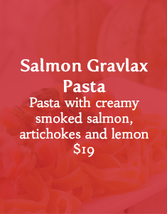 image of Salmon Gravlax Pasta